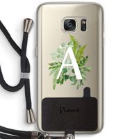 Green Brush: Samsung Galaxy S7 Transparant Hoesje met koord
