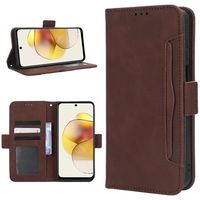 Cardholder Series Motorola Moto G (2023) Portemonnee Hoesje - Bruin - thumbnail