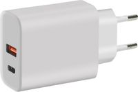 Mobiparts Wall Charger 2-Port 45W with Fast Charge/PD White - thumbnail