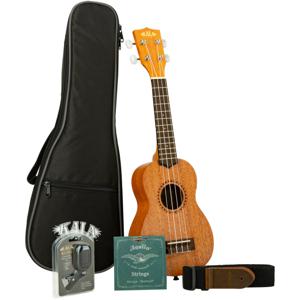 Kala KA KA 15 S BNDL RW startersset sopraan ukelele + gigbag + tuner + riem + snaren