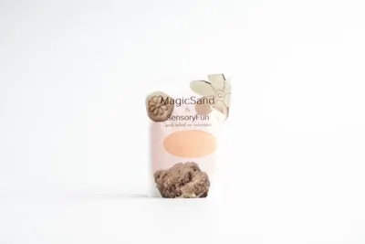 Oranje kinetisch zand van SensoryFun