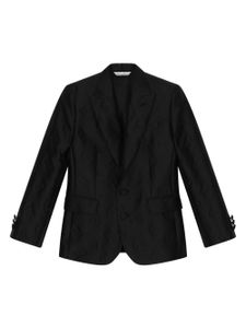 Dolce & Gabbana Kids blazer à simple boutonnage - Noir