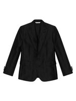 Dolce & Gabbana Kids blazer à simple boutonnage - Noir - thumbnail