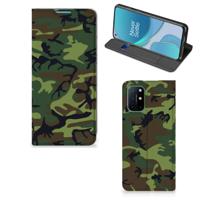 OnePlus 8T | Hoesje met Magneet | Army Dark