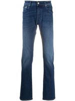 Jacob Cohën jean droit Ã taille mi-haute - Bleu