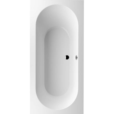 Villeroy & Boch Oberon bad - 190x90cm - quaryl rechthoekig met poten wit ubq199obe2v-01