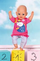ZAPF Creation BABY born - Little Casual outfit roze poppen accessoires 36 cm - thumbnail