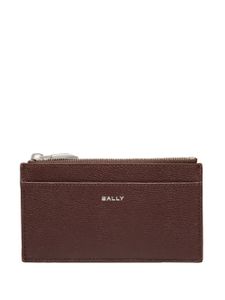 Bally portefeuille en cuir à logo imprimé - Marron