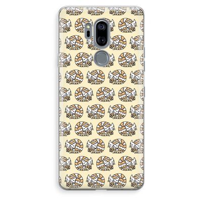 Slapende poes: LG G7 Thinq Transparant Hoesje