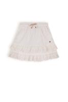 NoNo Meisjes rok embroidery - Niu - Pearled ivoor wit