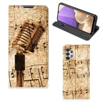 Samsung Galaxy A32 5G Stand Case Bladmuziek