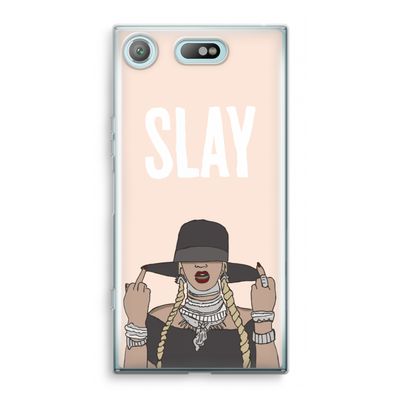 Slay All Day: Sony Xperia XZ1 Compact Transparant Hoesje