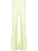 Moschino pantalon évasé à taille haute - Vert - thumbnail