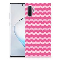 Samsung Galaxy Note 10 Plus TPU bumper Waves Pink