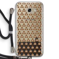 Poop emoji: Samsung Galaxy A5 (2017) Transparant Hoesje met koord