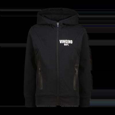 Vingino winter vest jongens - zwart - Oley - classic