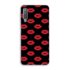 Lips: Samsung Galaxy A7 (2018) Transparant Hoesje