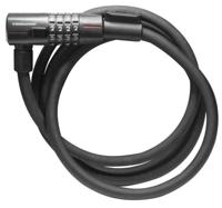 Trelock ks312 kabelslot code 110/12mm zwart