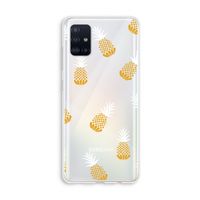 Ananasjes: Galaxy A51 4G Transparant Hoesje