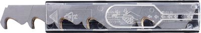 Promat Afbreekhaakmes | L104,5xB17,7xS0,5mm | titanium 3 normbreukplaatsen | 10 stuks / dispenser - 4000817831 4000817831