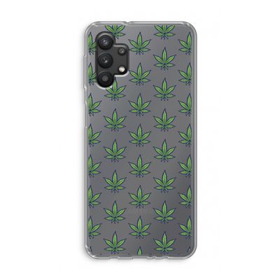 Weed: Samsung Galaxy A32 5G Transparant Hoesje