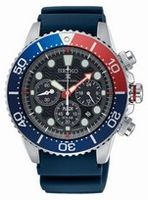Horlogeband Seiko V175-0AD0 / SSC663P1 / R035012J0 Rubber Blauw 20mm - thumbnail