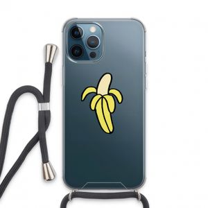 Banana: iPhone 13 Pro Max Transparant Hoesje met koord
