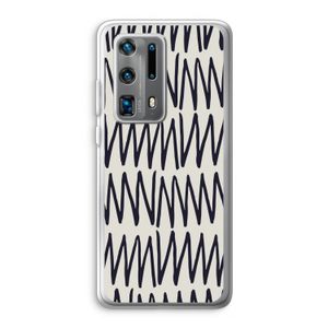 Marrakech Zigzag: Huawei P40 Pro Plus Transparant Hoesje