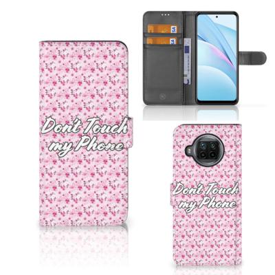 Xiaomi Mi 10T Lite Portemonnee Hoesje Flowers Pink DTMP Xiaomi Mi 10T Lite Portemonnee Hoesje Flowers Pink DTMP