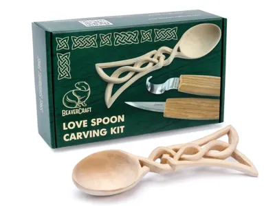 Beavercraft BeaverCraft DIY04 Celtic Spoon Carving Kit - Startset Houtsnijden