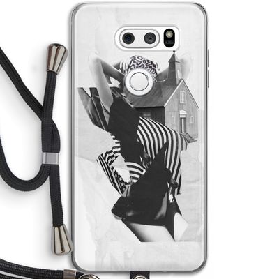 House: LG V30 Transparant Hoesje met koord