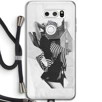 House: LG V30 Transparant Hoesje met koord