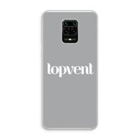 Topvent Grijs Wit: Xiaomi Redmi Note 10 Lite Transparant Hoesje