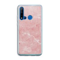 Roze marmer: Huawei P20 Lite (2019) Transparant Hoesje