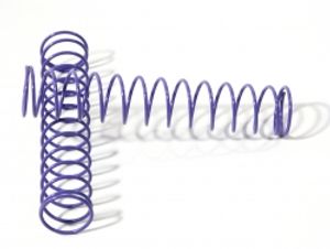 Spring 14x80x1.1 14 coils (purple/2pcs)