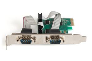 Digitus DS-30000-1 2 poorten Seriële interfacekaart PCIe