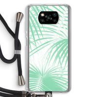 Palmbladeren: Xiaomi Poco X3 NFC Transparant Hoesje met koord