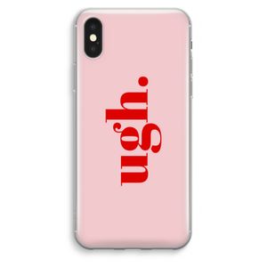 Ugh: iPhone XS Max Transparant Hoesje