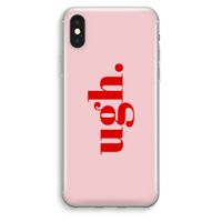 Ugh: iPhone XS Max Transparant Hoesje