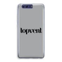 Topvent Grijs Zwart: Honor 9 Transparant Hoesje