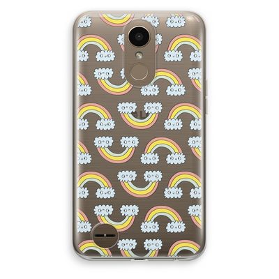 Regenboog: LG K10 (2017) Transparant Hoesje