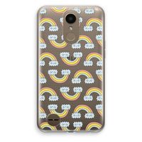 Regenboog: LG K10 (2017) Transparant Hoesje