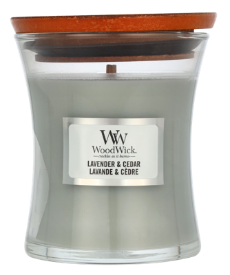 Woodwick Lavender & Cedar Mini Hourglass Candle 0