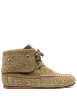 Zadig&Voltaire bottines Santa Fe en daim - Vert