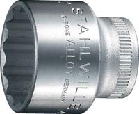 Stahlwille dop 12k 3/8"-20mm