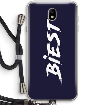 Biest: Samsung Galaxy J7 (2017) Transparant Hoesje met koord