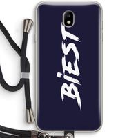 Biest: Samsung Galaxy J7 (2017) Transparant Hoesje met koord