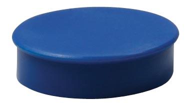 Nobo magneten, 20 mm, blauw, blister van 8 stuks