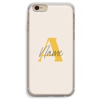 Amber Script: iPhone 6 Plus / 6S Plus Transparant Hoesje