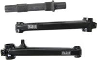 RADIO Bmx crank "rookie" 3 pcs. 175mm, black